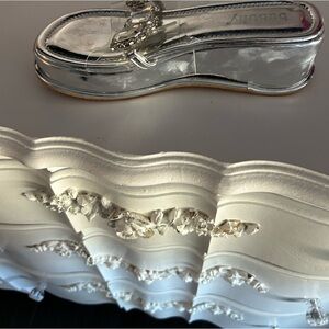 Silver sandals with some bling